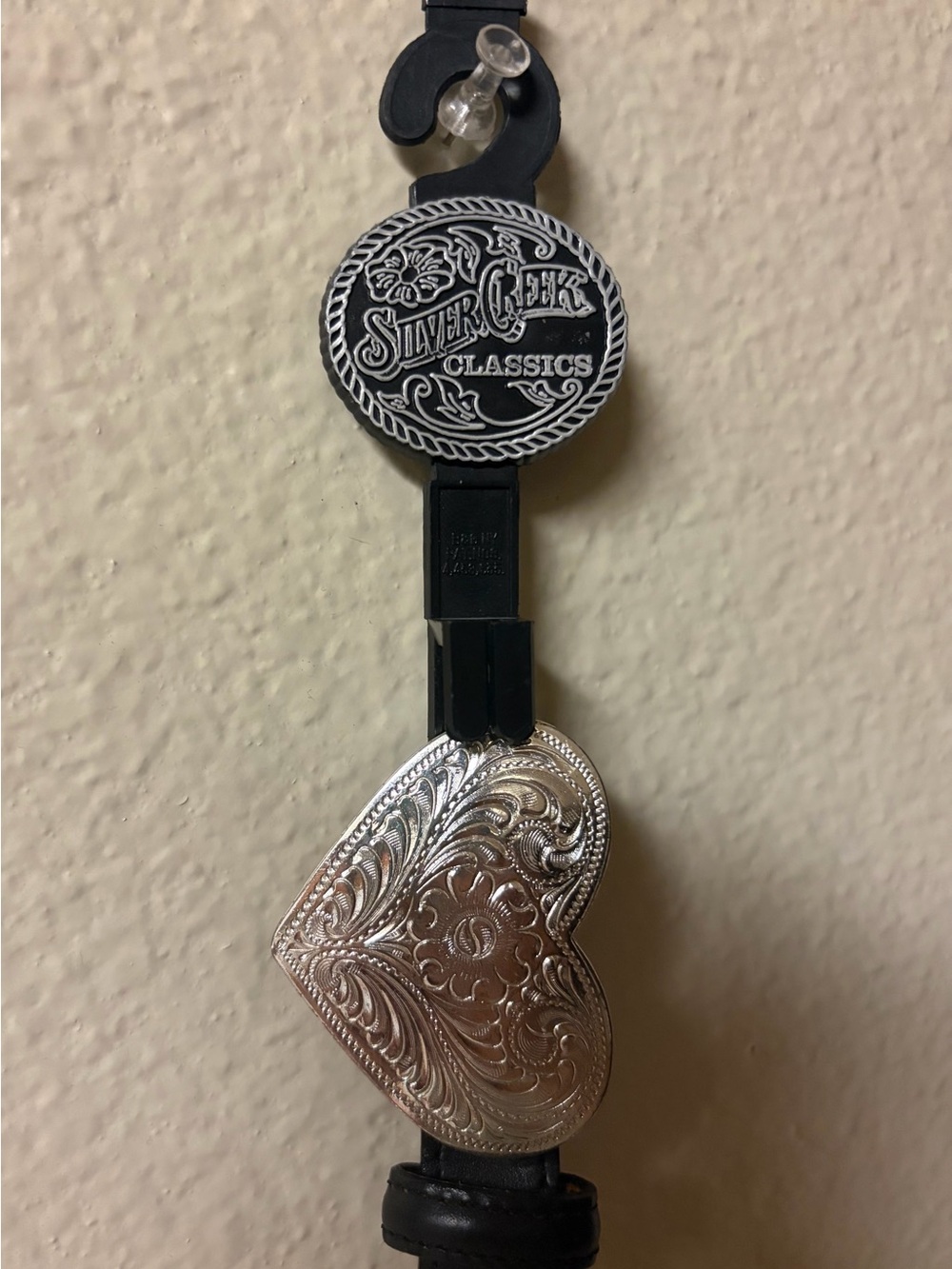 Silver Heart Belt Buckle by Silver Creek Classics